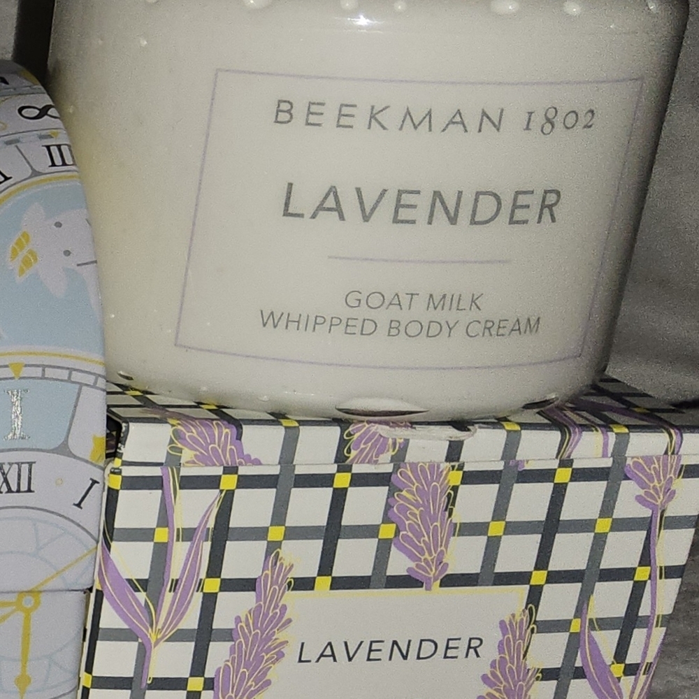 Beekman 1802 Goat Milk Lavander Whipped Body Cream 2 Pack "Priced To Sale"